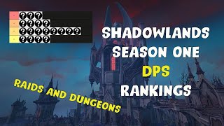 Shadowlands Season 1 DPS Rankings | BEST and WORST DPS specs in Raids and M+ (December Tierlist)