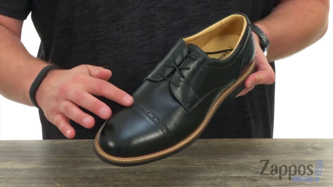 johnston and murphy black cap toe