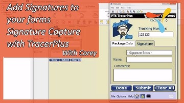 Add Signatures to your forms - Signature Capture with TracerPlus