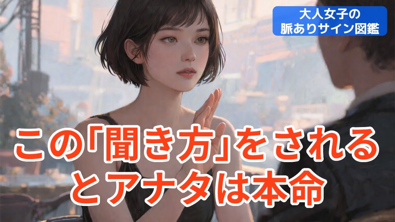 大人女子が本命にだけ見せる「聞き方」とは【大人女子の脈ありサイン】