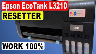 How to RESET Epson L3210 ink pad needs service || epson l3210 resetter free download