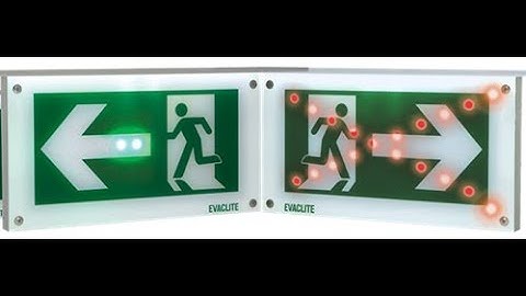 Evaclite Dynamic Emergency Exit Signage