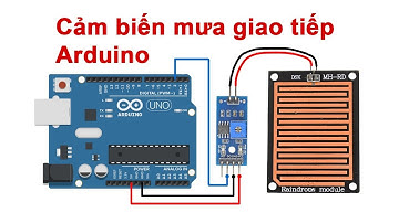 #231 Mạch cảm biến mưa rơi giao tiếp với Arduino / Rain sensor Arduino