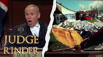 Builder Refuses to Accept That the Full Skip Is Full | Judge Rinder
