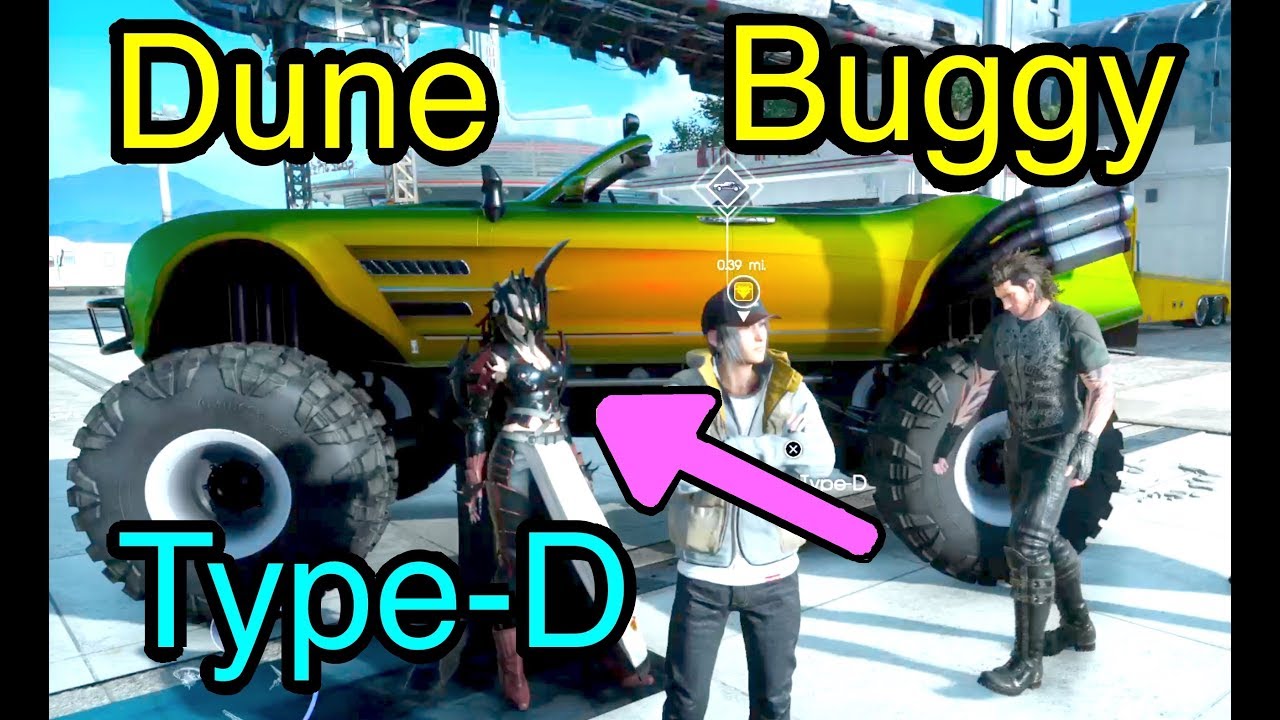 Final Fantasy XV: Dune Buggy (Regalia Type-D) FFXV - YouTube