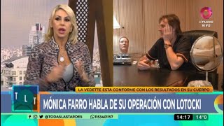 Mónica Farro sobre sus operaciones con Lotocki: "Yo estoy feliz con mi cuerpo" | #TodasLasTardes