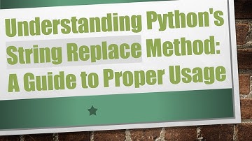 Understanding Python