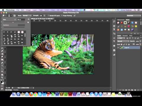 Photoshop  - How to use the Smudge Tool (Photoshop CS-CS)