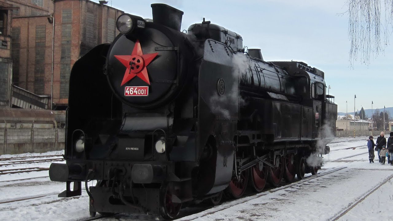 Vlaky Slovensko - Mikulášska jazda Ušatej 464.001 časť 2