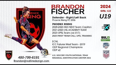 MLS Next FEST Highlights U19 2024 Defender - Brandon Fischer