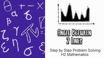 Vectors II: Part 4 - Angle Between 2 Lines