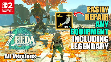 Repair ANY LEGENDARY Weapons/Bows/Shields in Under 1 Minute! For Version 1.4.2 | Zelda TotK Switch 2