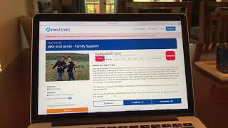 How to purchase a giftcard through meal train