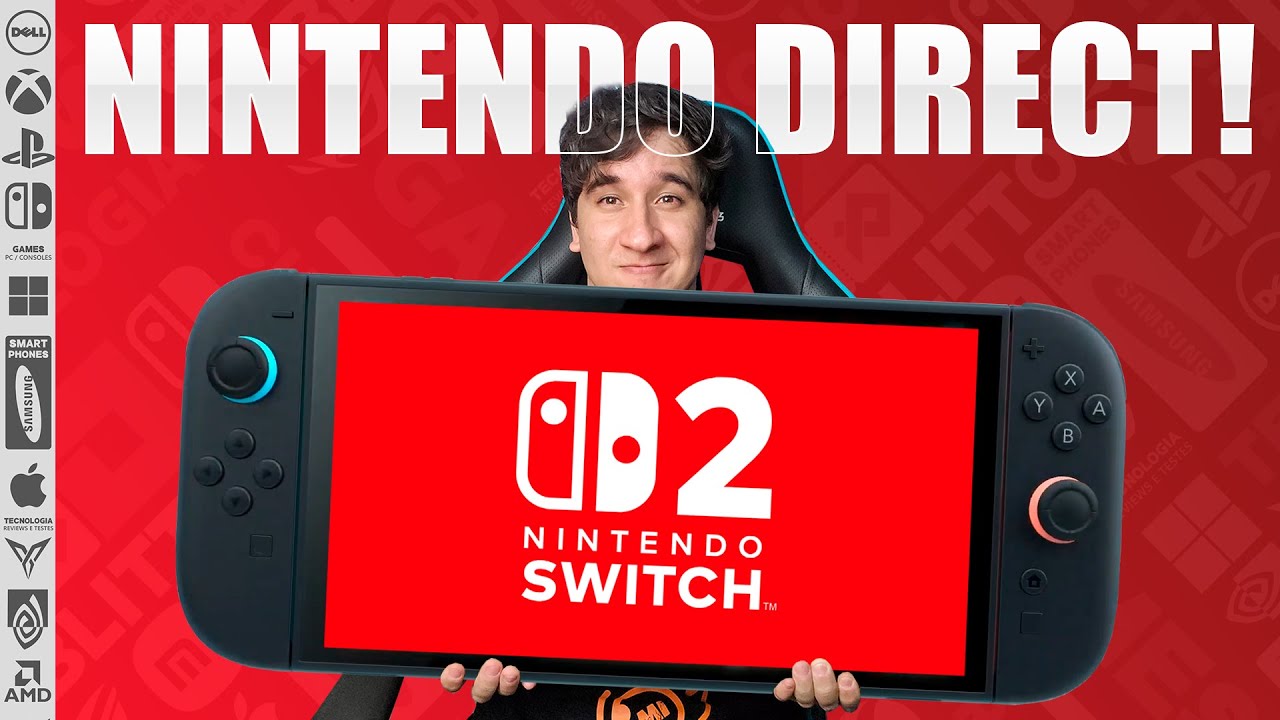 Nintendo Direct do Nintendo Switch 2 - Vem assistir comigo! - YouTube