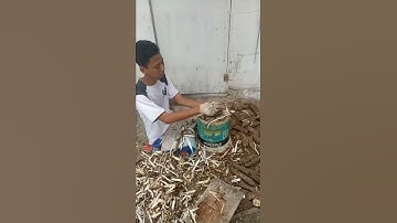 Cara praktis mengupas singkong