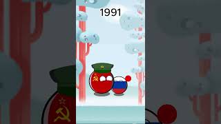 Russia 1917 - 1991 and Now #countryballs #russia #ussr