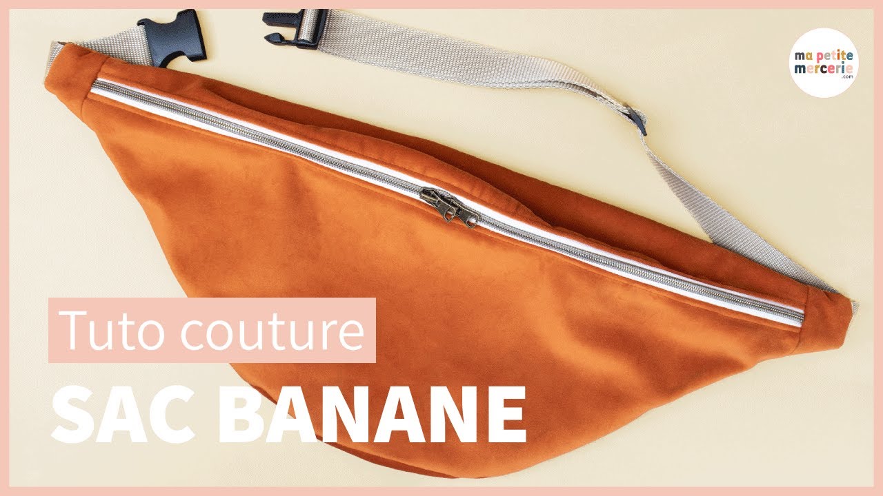 Kit couture sac banane matelassé métal - Patron Sac Banane Offert