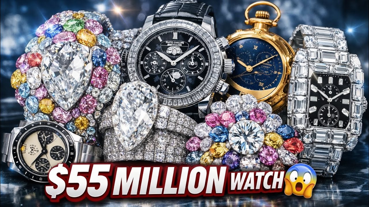$55 Million Watch😱 | Top 10 Most Expensive Watches Ever Made | Prices Will Shock You!