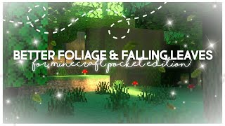 New Better Foliage & Falling Leaves Addon For Minecraft PE! (1.20+) 🍃 screenshot 4