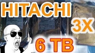 3x Hitachi (HDD) - Распаковка, Обзор и Подключение 3x Hitachi (HDD) - Распаковка, Обзор и Подключение