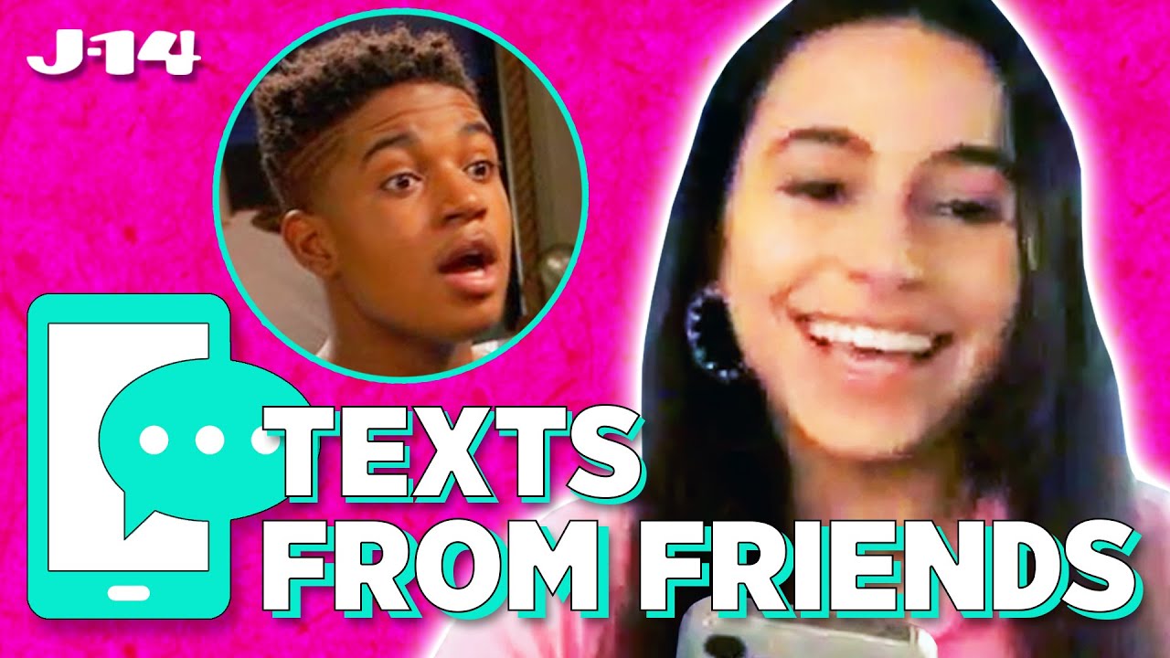 Sky Katz From Raven's Home Reads Texts From Friends
