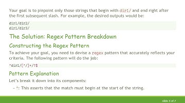 How to Use Regex to Match Strings that Start and End with a Slash