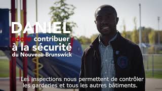 Daniel Adore Contribuer À La Sécurité Du Nouveau-Brunswick