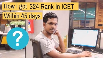 TS ICET/ AP ICET 2020 Preparation Tips by 322 Rank holder
