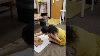 Static Addition with Golden Beads | Montessori | Math lesson
