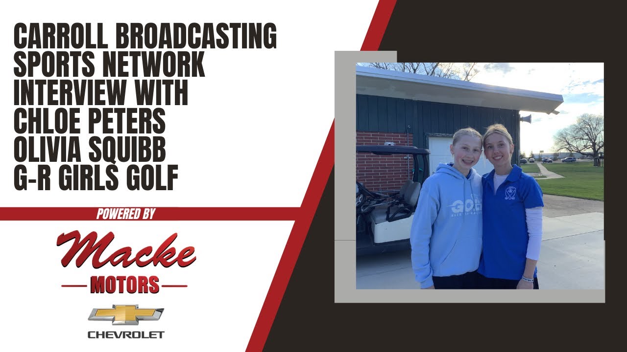 Carroll Broadcasting Sports Network interview with Chloe Peters and Olivia Squibb 