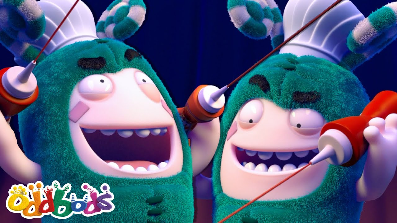 ぺぺさん様　BADFISH SHRED（バッドフ イッシュ） Zee's Ketchup Caper 🍅 | Oddbods | Funny Slapstick Cartoons for