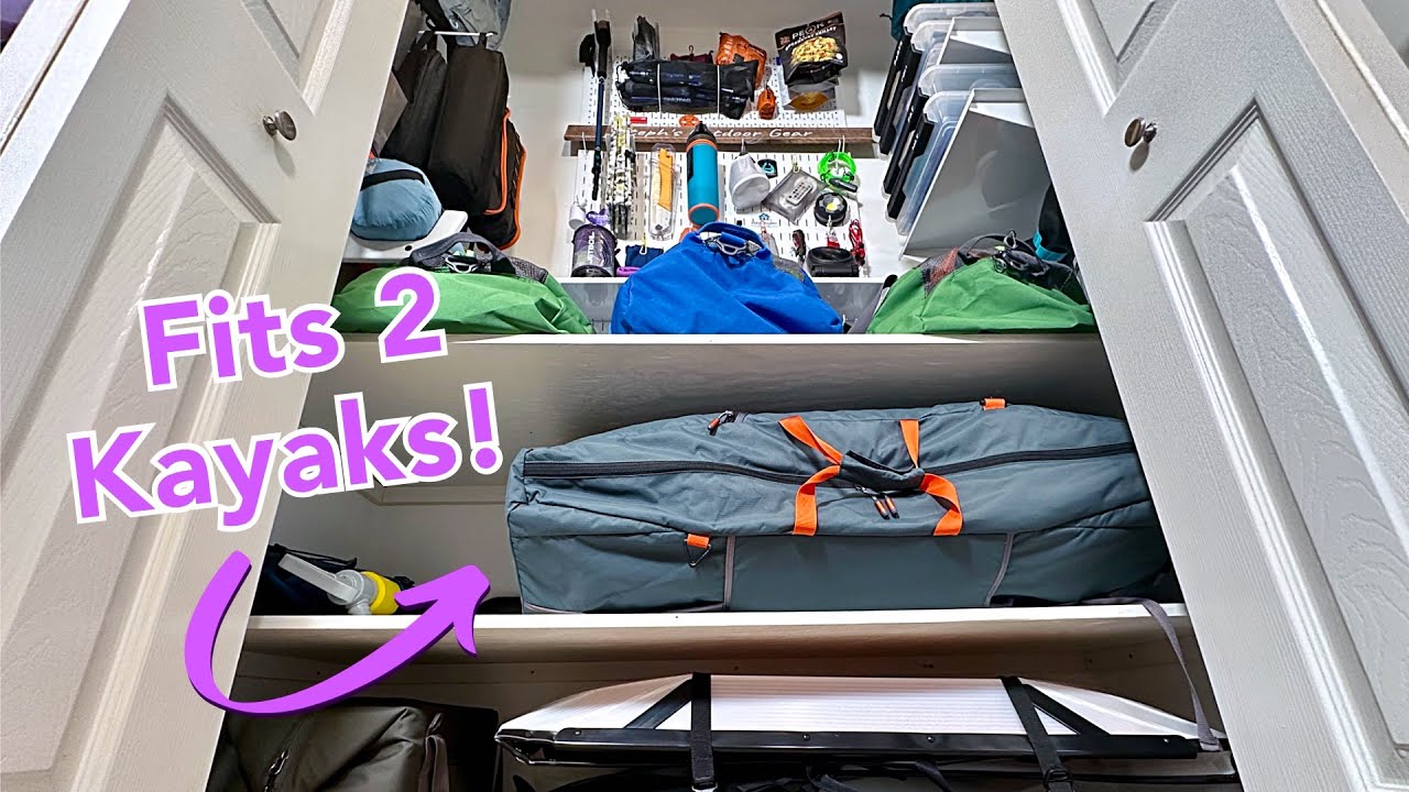 DIY Outdoor Gear Camping Closet 