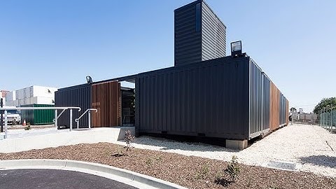 connected shipping containers form royal wolf HQ by room 11