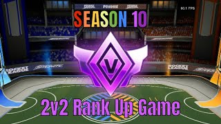 Season 10 Champion 5 2v2 Rank Up Game | No Commentary Gameplay Rocket League Sideswipe