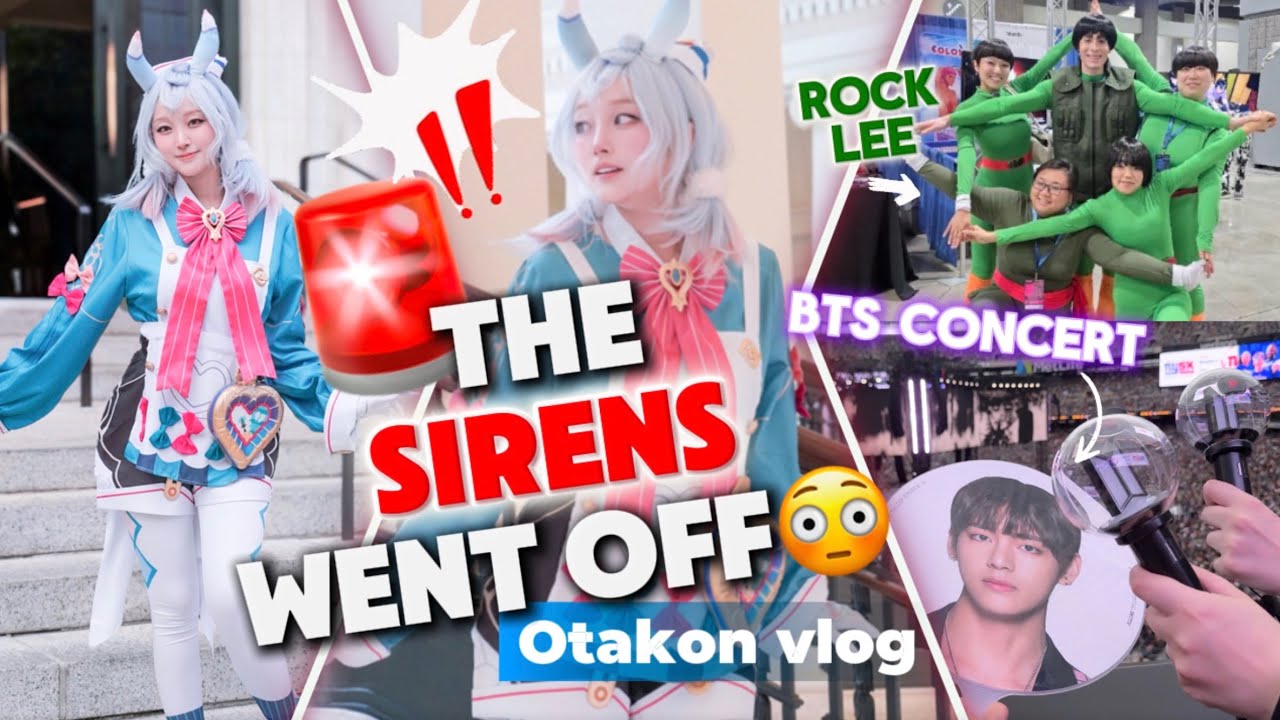 Cosplay, Emergency Sirens & BTS?! 🚨My Otakon Vlog 2026 || Anime Convention, Genshin Impact, Naruto