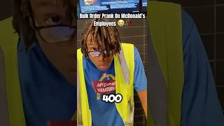 Bulk Ordering McDonald’s Gone Wrong 😭🥀 #fy #viral #funny #pranks #bulkorders #freewill