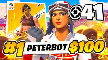 WORLD RECORD 41 KILL WIN SOLO VICTORY CASH CUP FINALS 🏆  | Peterbot