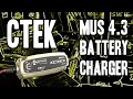 CTEK (56-864) MUS 4.3 12 Volt Fully Automatic 8 Step Battery Charger