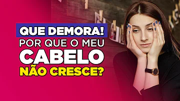 O que pode ser quando o cabelo não cresce?