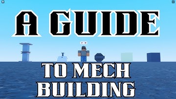 A Guide To Mech Building | 🔨Plane Crazy🔨TIPS AND TRICKS