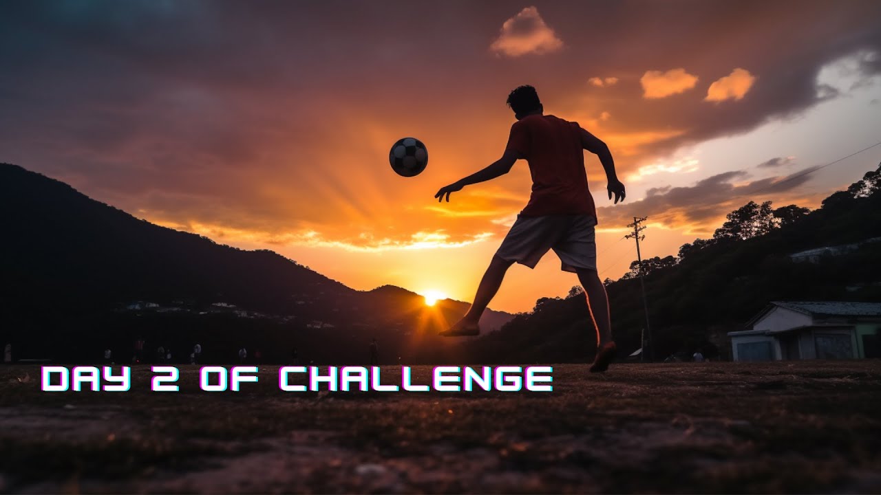 My 100 Taps Challenge Learning to juggle a Soccer Ball with Both Feet