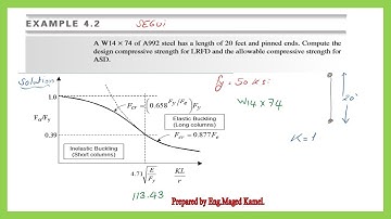 Civil 120-42-Nominal Compression force estimation for Column-F E Exam-English subtitled.