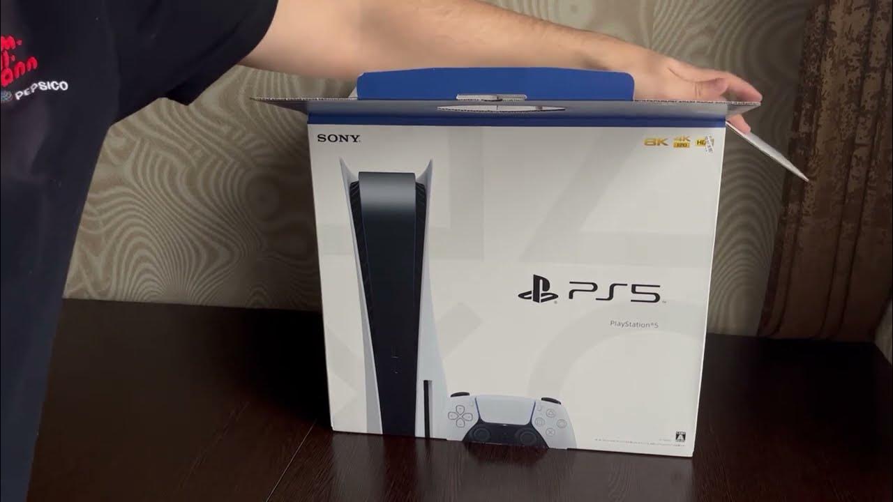 Распаковка и запуск Playstation 5 из Японии (CFI-1100A 01 110V) - YouTube