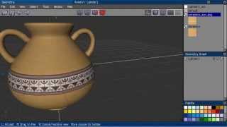 Wings3d: UV Mapping a Clay Jug
