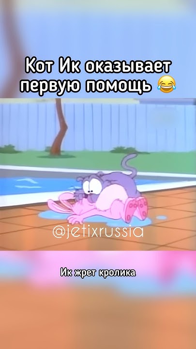 Кот Ик оказывает первую помощь #jetix #foxkids #джетикс #котик #shorts ...
