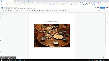 Google Drive - Publish to the web