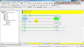 SIMULASI MOTOR FORWARD & REVERSE DENGAN APLIKASI CX PROGRAMMER & CX DESIGNER