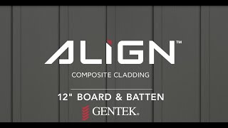 ALIGN Composite Cladding Board and Batten Profile Now Available