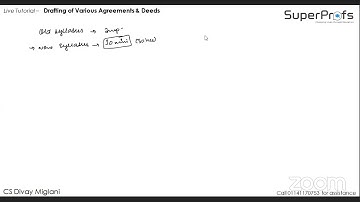 Live Now - Drafting - CS Prof with CS Divay Miglani Sir #StayHomeStudyOnline