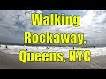 ⁴ᴷ Walking Tour of Rockaway Beach, Rockaway Park, and Boardwalk, Queens, NYC